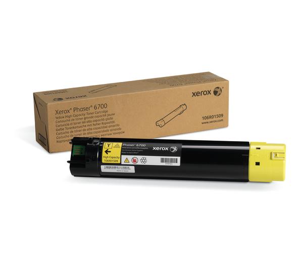 Yellow High Capacity Toner Cartridge (12.000 páginas) Phaser 6700