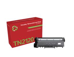 Everyday™ Svart återtillverkad toner från Xerox kompatibel med Brother TN2120, Stort antal utskrifter - xerox