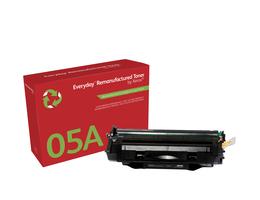 Everyday™ Black Remanufactured Toner by Xerox compatible with HP 05A (CE505A), Standard Yield - xerox