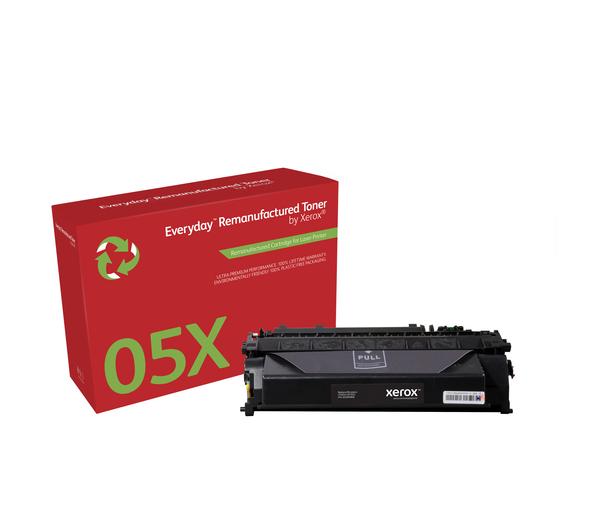 Toner Everyday™ HP Noir remis à neuf de Xerox pour 05X (CE505X), Grande capacité