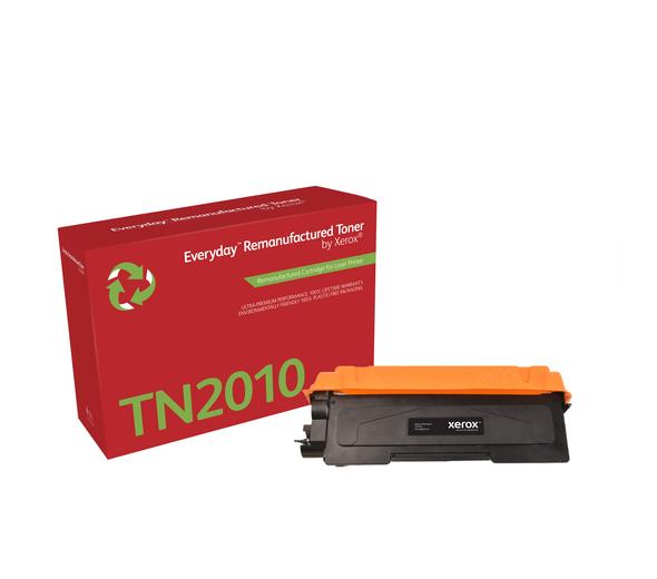 Everyday™ Svart återtillverkad toner från Xerox kompatibel med Brother TN2010, Standard antal sidor