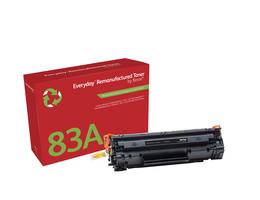 Everyday™ Mustavalko uudelleenvalmistettu väriaine Xeroxilta, yhteensopiva HP 83A (CF283A), Vakiokapasiteetti - xerox
