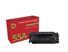 Everyday(TM) Black Remanufactured Toner by Xerox compatible with HP 55A (CE255A), Standard Yield - xerox