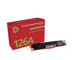 Everyday™ Black Remanufactured Toner by Xerox compatible with HP 126A (CE310A), Standard Yield - xerox