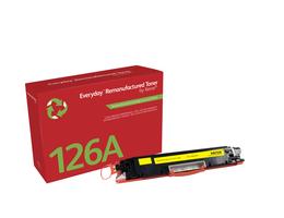 Everyday™ Yellow Remanufactured Toner by Xerox compatible with HP 126A (CE312A), Standard Yield - xerox