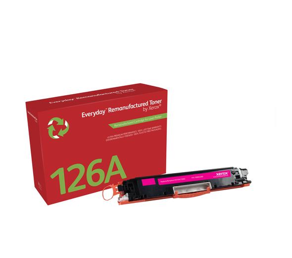 Wiederaufbereitetes Everyday™ HP Magenta Tonermodul von Xerox für 126A (CE313A), Standard-Ergiebigkeit