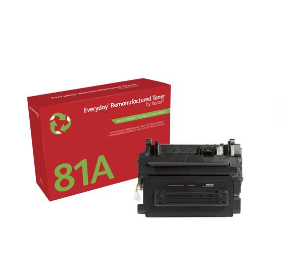 Toner Everyday™ HP Noir remis à neuf de Xerox pour 81A (CF281A), Capacité standard