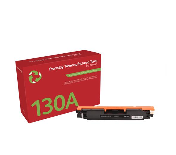 Everyday™ Black Remanufactured Toner by Xerox compatible with HP 130A (CF350A), Standard Yield