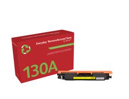 Everyday™ Yellow Remanufactured Toner by Xerox compatible with HP 130A (CF352A), Standard Yield - xerox