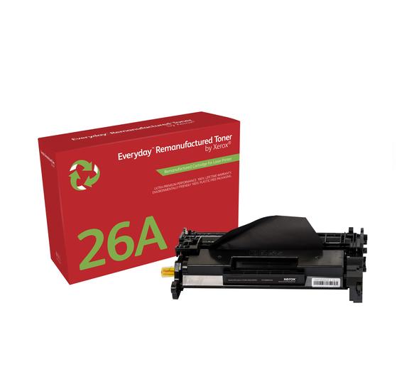 Tóner remanufacturado Everyday™Negro de Xerox para HP 26A (CF226A), Rendimiento estándar