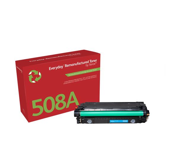 Wiederaufbereitetes Everyday™ HP Cyan Tonermodul von Xerox für 508A (CF361A), Standard-Ergiebigkeit