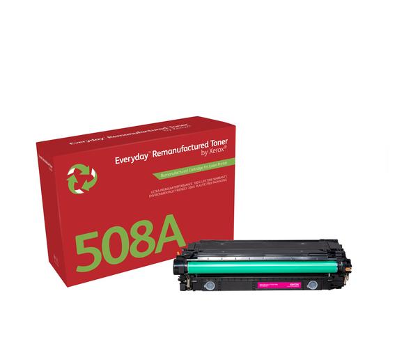 Everyday™ Magenta Remanufactured Toner by Xerox compatible with HP 508A (CF363A), Standard Yield
