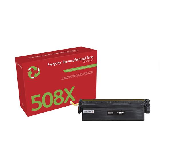 Everyday™ Black Remanufactured Toner by Xerox compatible with HP 508X (CF360X), High Yield