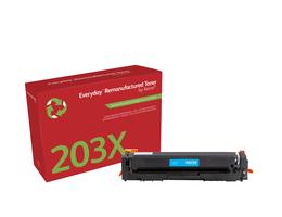 Everyday™ Cyaan Remanufactured Toner van Xerox voor HP 203X (CF541X), Hoog rendement - xerox