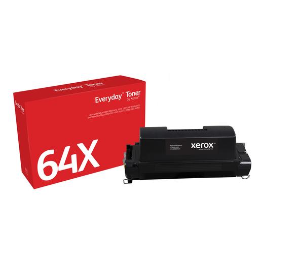 Toner Everyday(TM) Noir de Xerox compatible avec 64X (CC364X), Grande capacité