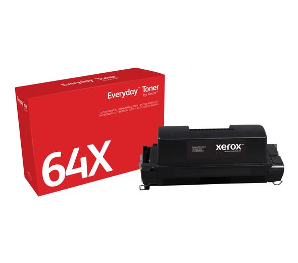 Everyday(TM) Black Toner by Xerox compatible with HP 64X (CC364X), High Yield