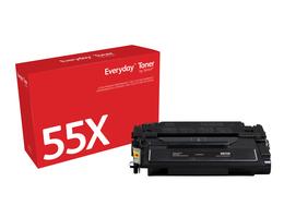 Everyday™ Black Toner by Xerox compatible with HP 55X (CE255X), High Yield - xerox
