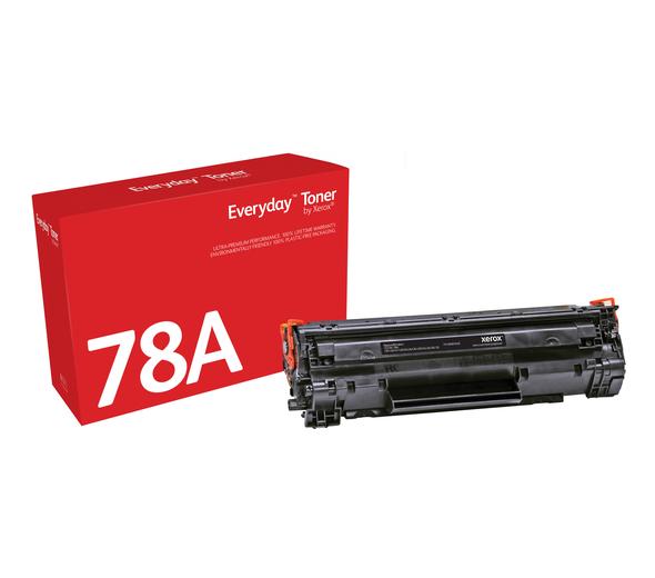 Everyday(TM) Black Toner by Xerox compatible with HP 78A (CE278A), Standard Yield