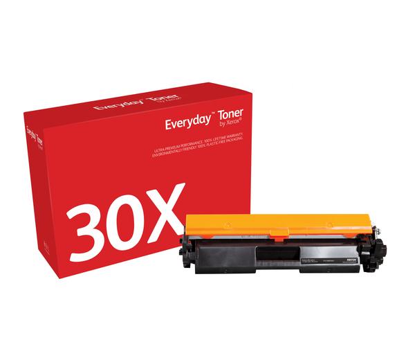 Everyday(TM) Black Toner by Xerox compatible with HP 30X (CF230X), High Yield