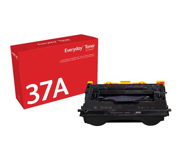 Everyday(TM) Black Toner by Xerox compatible with HP 37A (CF237A), Standard Yield