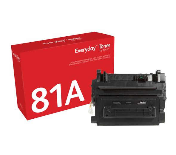 Everyday(TM) Black Toner by Xerox compatible with HP 81A (CF281A), Standard Yield