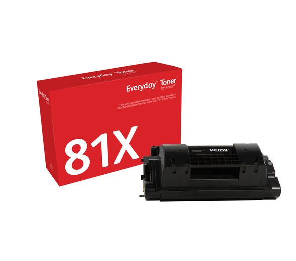 Everyday(TM) Black Toner by Xerox compatible with HP 81X (CF281X/ CRG-039H), Standard Yield