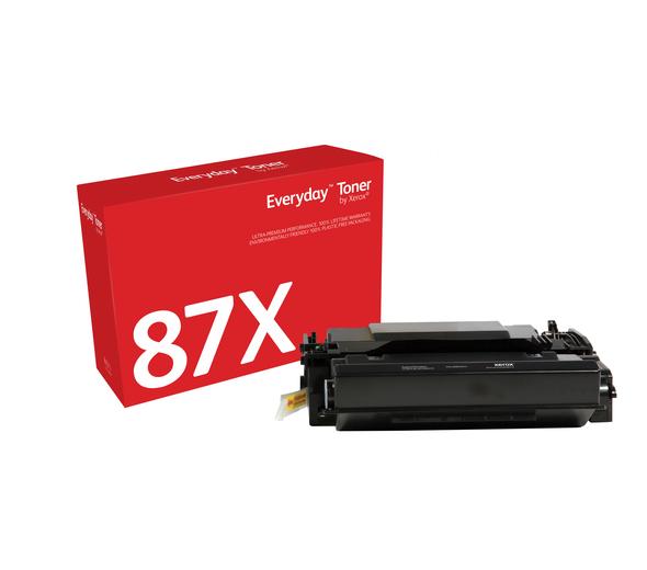 Everyday(TM) Black Toner by Xerox compatible with HP 87X (CF287X/ CRG-041H), High Yield
