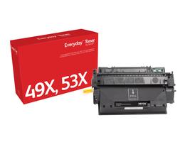 Everyday™ Zwart Toner van Xerox is compatibel met HP 49X 53X (Q5949X/ Q7553X), Hoog rendement - xerox