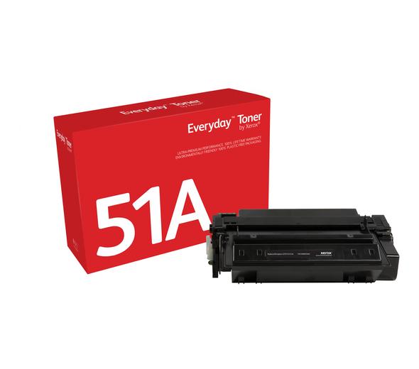 Everyday(TM) Black Toner by Xerox compatible with HP 51A (Q7551A), Standard Yield