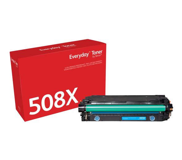 Everyday(TM) Cyan Toner by Xerox compatible with HP 508X (CF361X/ CRG-040HC), High Yield