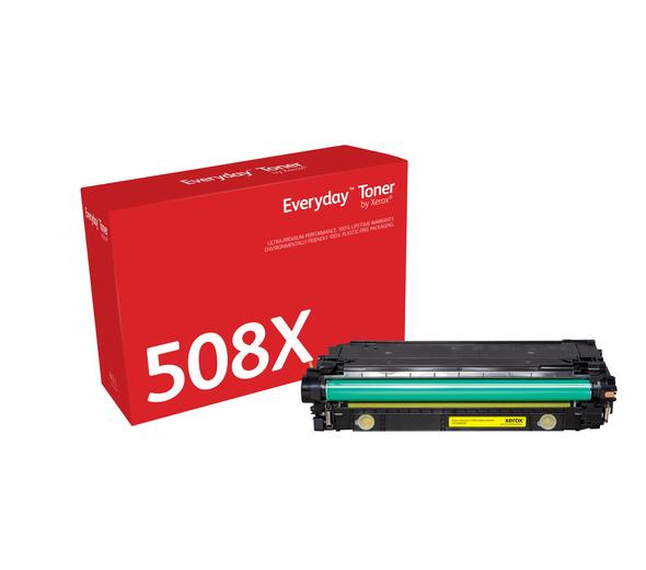 Toner Everyday™ HP Jaune de Xerox compatible avec HP 508X (CF362X), Grande capacité