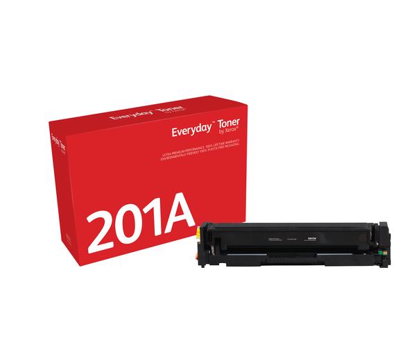 Everyday(TM) Black Toner by Xerox compatible with HP 201A (CF400A/ CRG-045BK), Standard Yield