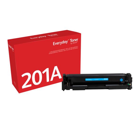 Everyday(TM) Cyan Toner by Xerox compatible with HP 201A (CF401A/ CRG-045C), Standard Yield