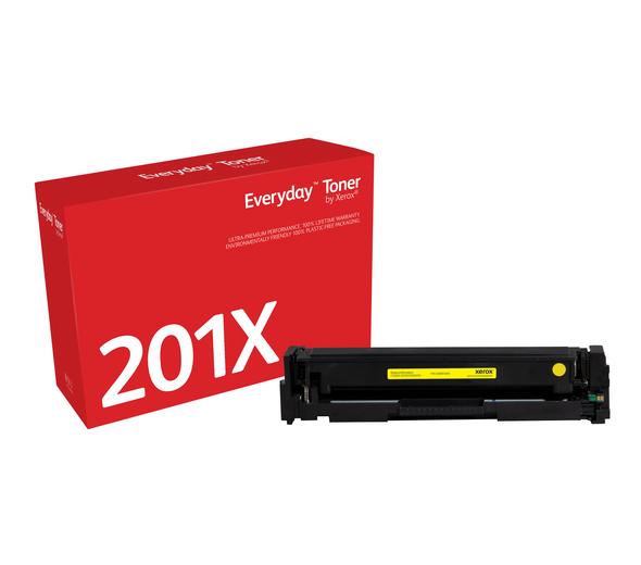 Everyday™ Yellow Toner by Xerox compatible with HP 201X (CF402X), High Yield