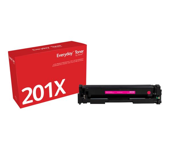 Everyday(TM) Magenta Toner by Xerox compatible with HP 201X (CF403X), High Yield