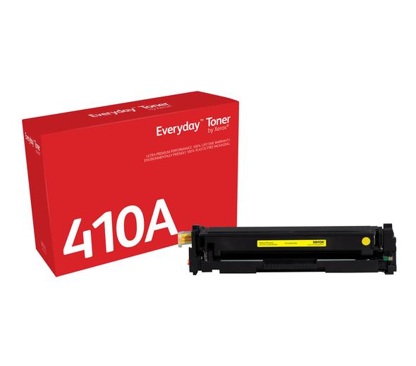 Everyday™ Yellow Toner by Xerox compatible with HP 410A (CF412A), Standard Yield