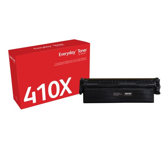 Everyday(TM) Black Toner by Xerox compatible with HP 410X (CF410X), High Yield