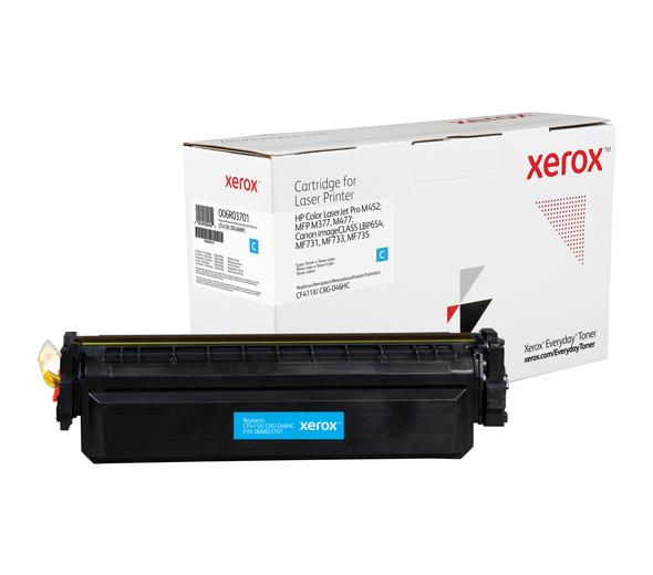Everyday(TM) Cyan Toner by Xerox compatible with HP 410X (CF411X/ CRG-046HC), High Yield