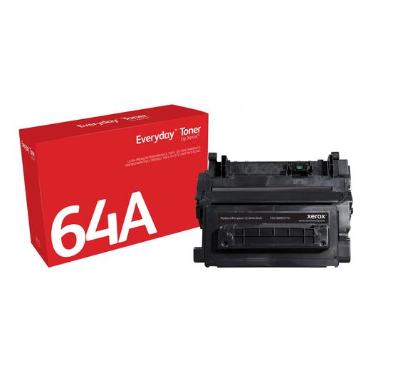 Everyday(TM) Black Toner by Xerox compatible with HP 64A (CC364A), Standard Yield