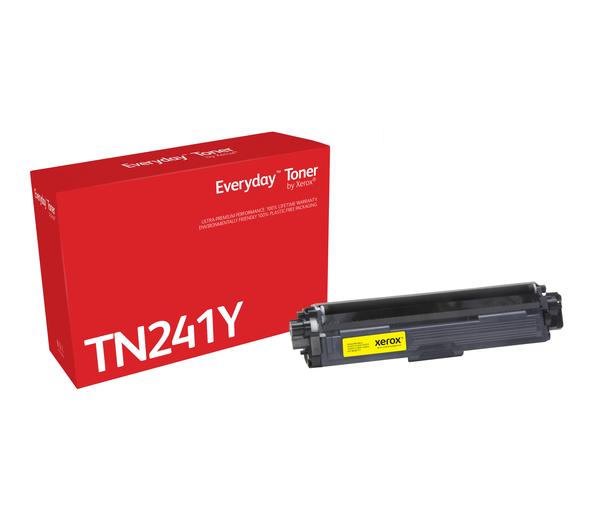 Everyday(TM) Yellow Toner by Xerox compatible with Brother TN241Y, Standard Yield