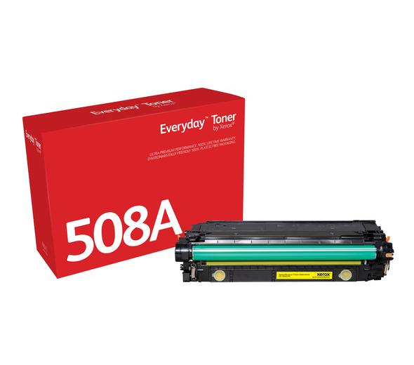 Everyday™ Yellow Toner by Xerox compatible with HP 508A (CF362A), Standard Yield