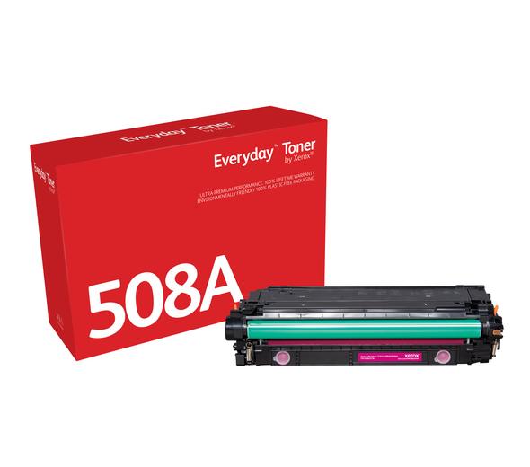 Everyday™ Magenta Toner by Xerox compatible with HP 508A (CF363A), Standard Yield