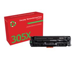 Everyday™ Black Remanufactured Toner by Xerox compatible with HP 305X (CE410X), High Yield - xerox