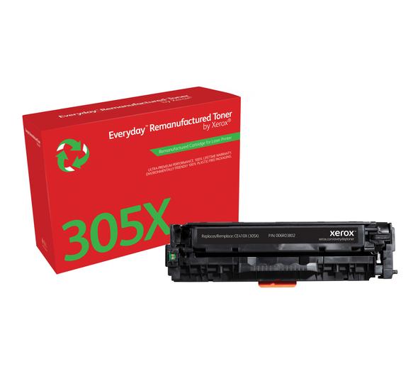 Everyday(TM) Black Toner by Xerox compatible with HP 305X (CE410X), High Yield