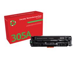Toner remanufaturado Everyday™ Preto da Xerox compatível com HP 305A (CE410A), Rendimento padrão - xerox