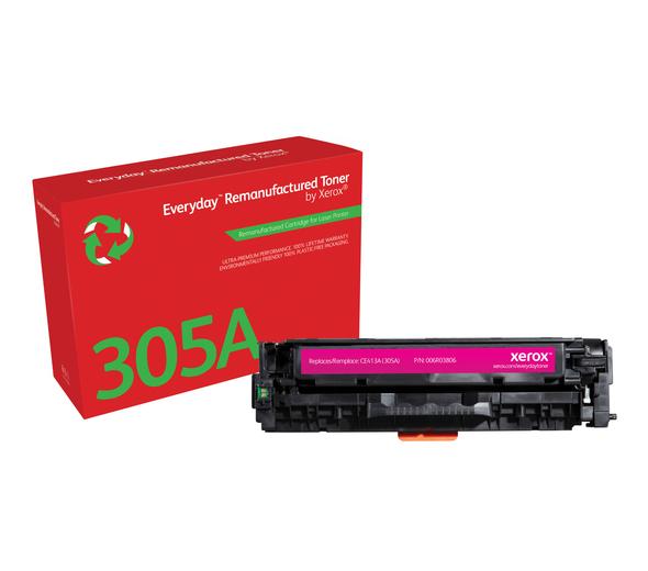 Wiederaufbereitetes Everyday™ HP Magenta Tonermodul von Xerox für 305A (CE413A), Standard-Ergiebigkeit