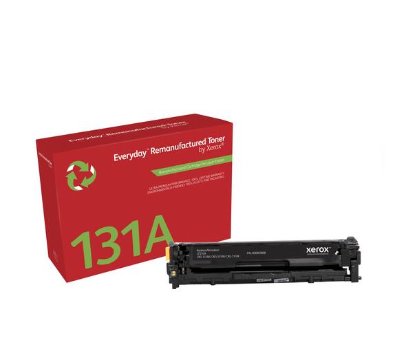 Toner Everyday™ HP Noir remis à neuf de Xerox pour 131A (CF210A), Capacité standard