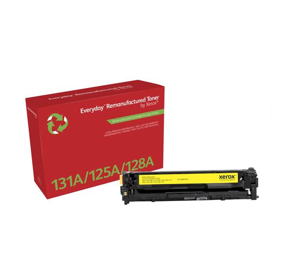 Everyday(TM) Yellow Remanufactured Toner by Xerox compatible with HP 131A (CF212A), Standard Yield