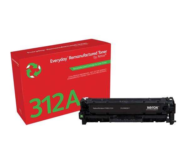 Tóner remanufacturado Everyday™Negro de Xerox para HP 312A (CF380A), Rendimiento estándar