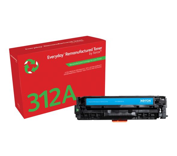 Wiederaufbereitetes Everyday™ HP Cyan Tonermodul von Xerox für 312A (CF381A), Standard-Ergiebigkeit